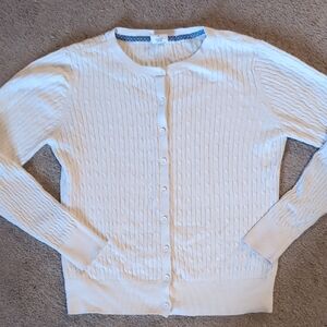 ⭐2/$20 GAP Kids White Cable Knit Sweater